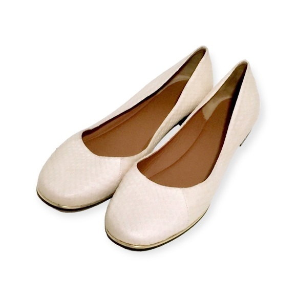 Givenchy cream whip snake skin flat, size 39.5EU‎ never worn - Picture 4 of 13